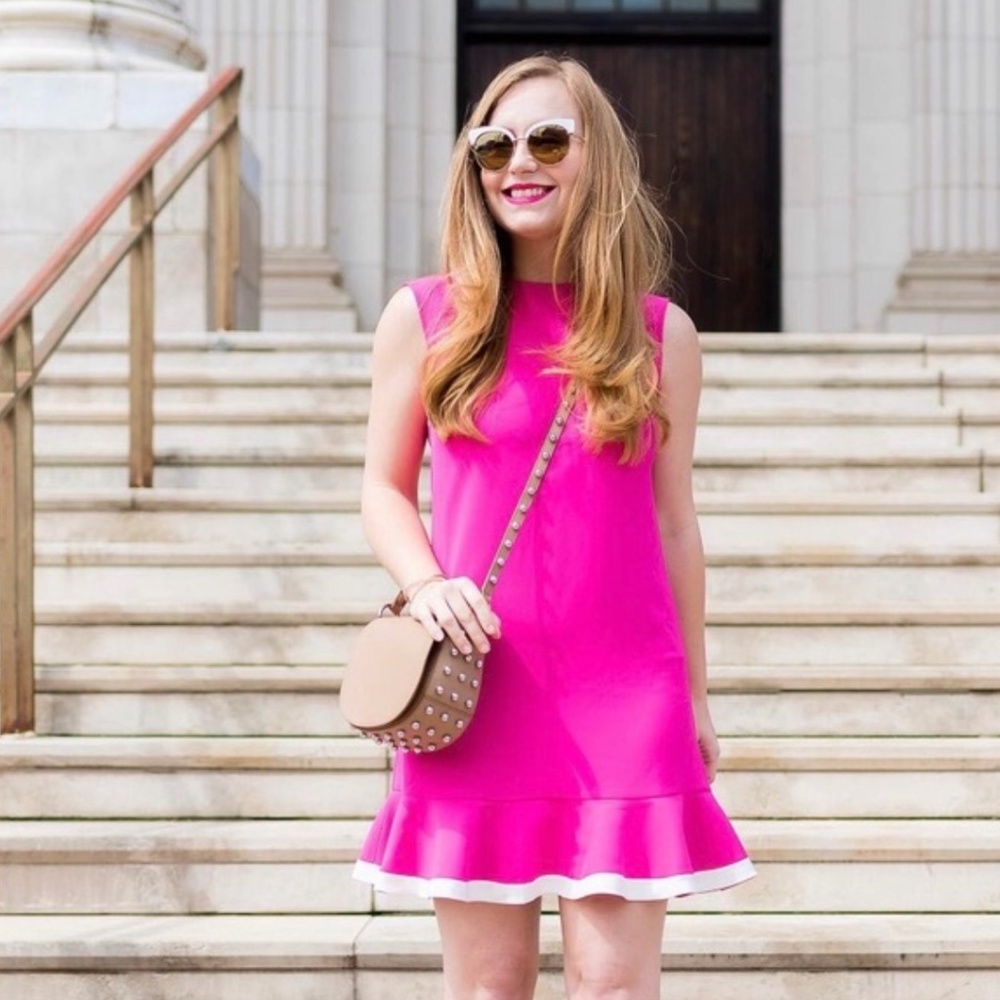 Victoria Beckham for Target Pink Dress w/ Ruffle